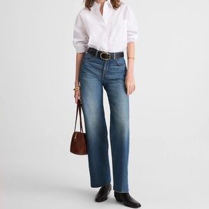 Madewell Wide straight leg jeans